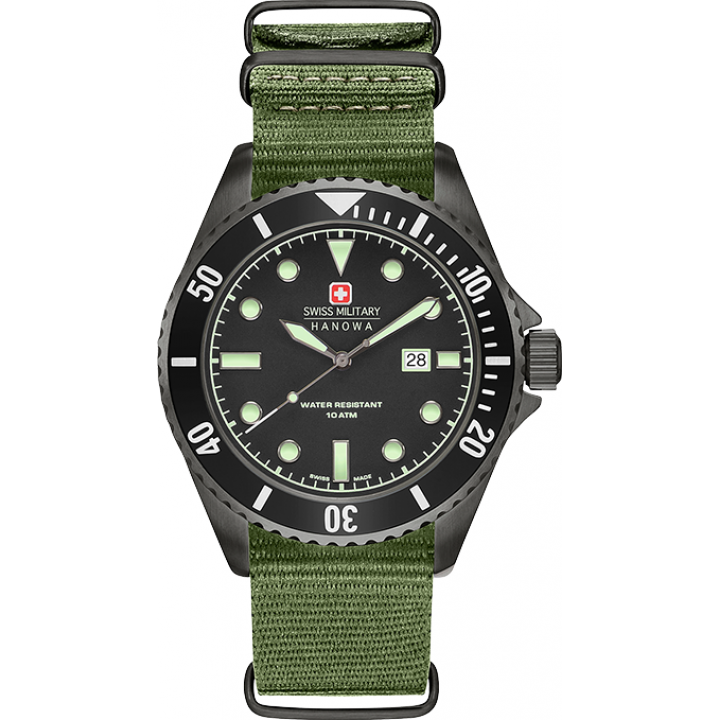 Swiss Military Hanowa 06-8279.13.007set. Swiss Military Hanowa 06-8279.13.. Hanowa Swiss Military Sea Lion 06-4279.13.007. Мужские наручные часы Swiss Military Hanowa.